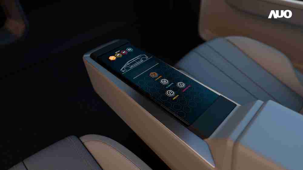 人生就是博以人性化设计打造多变形态中控显示(Morphing Center Control)，，，，不使用时仅平面显示信息，，进行操作时，，，显示器则会动态隆起，，，转变成3D实体按钮，，，并有触觉回馈，，，展示人机互动新体验